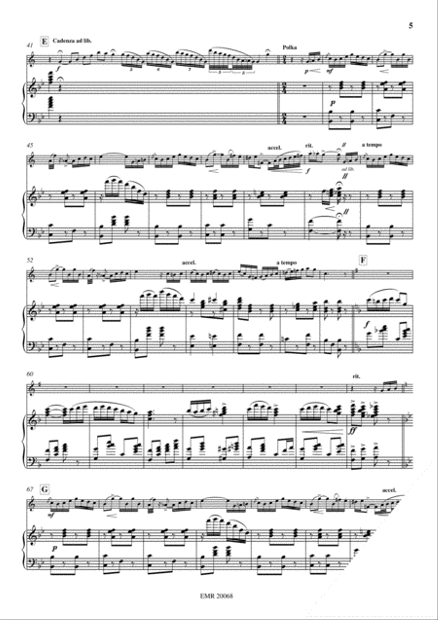 Fantastic Polka Tenor Saxophone scores gallery preview page 5