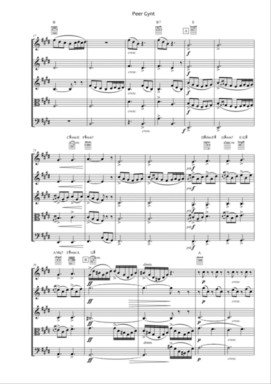 Peer Gynt School and Community scores gallery preview page 2