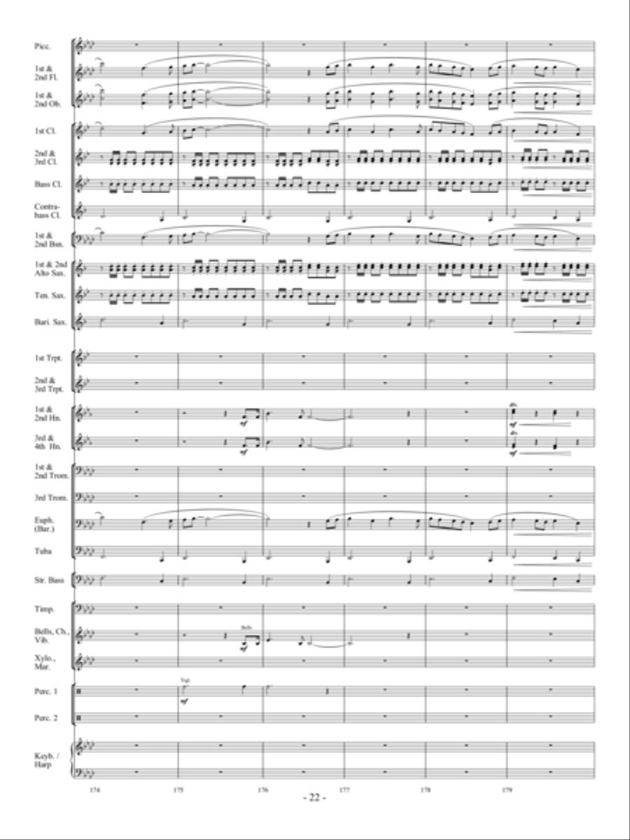 Sea Song Fantasy Sea Song Fantasy Concert Band scores gallery preview page 21