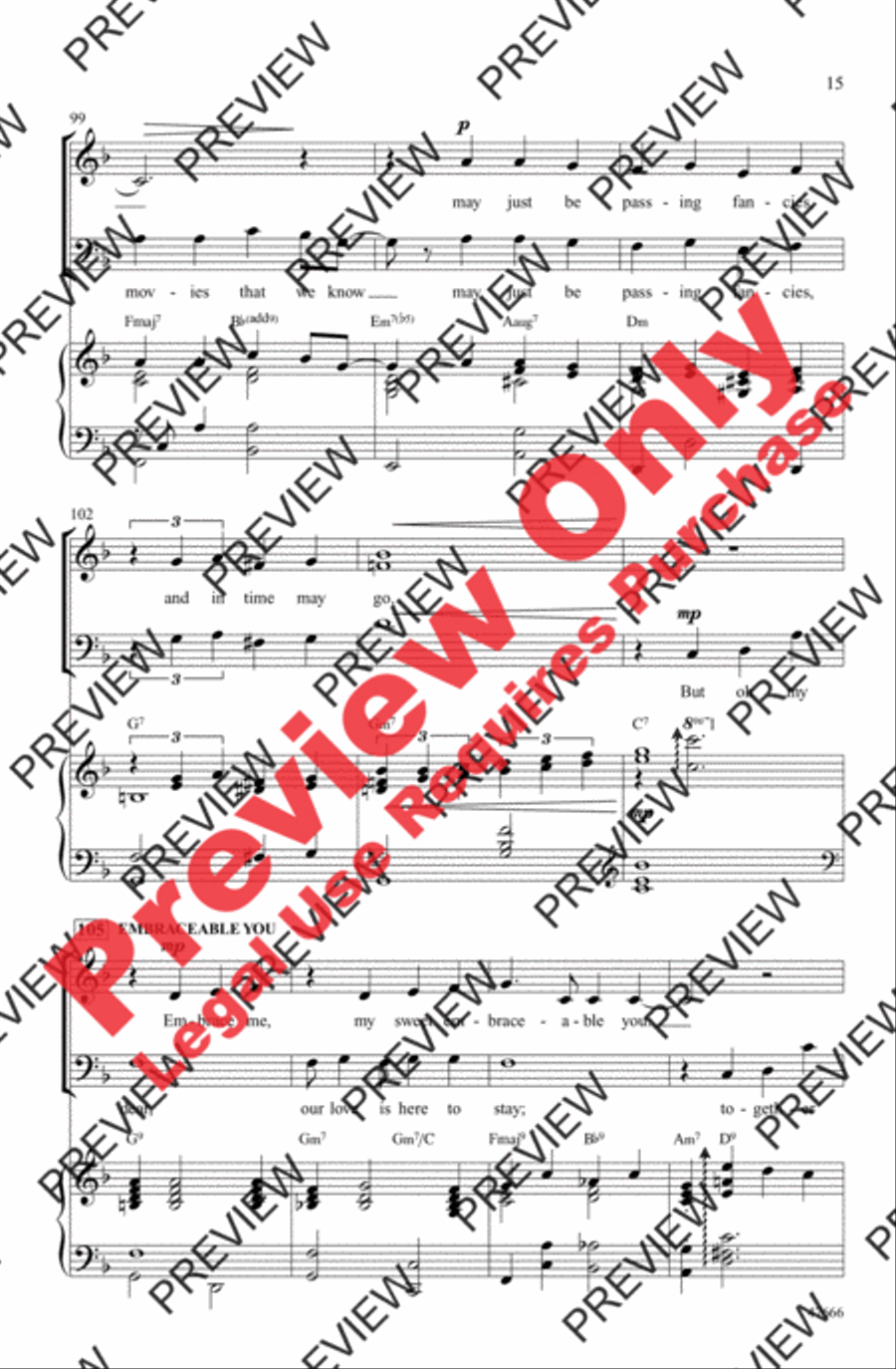 I Got Gershwin! 3-Part scores gallery preview page 15