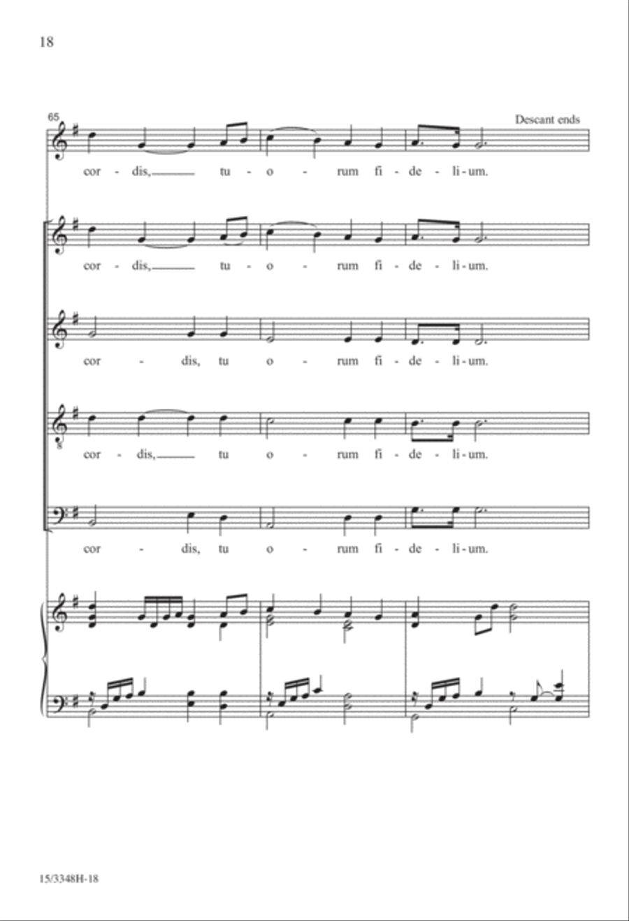 O Lux Beatissima 4-Part scores gallery preview page 18