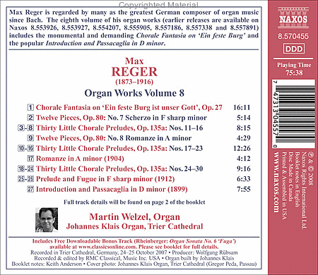 Volume 8: Organ Music image number null