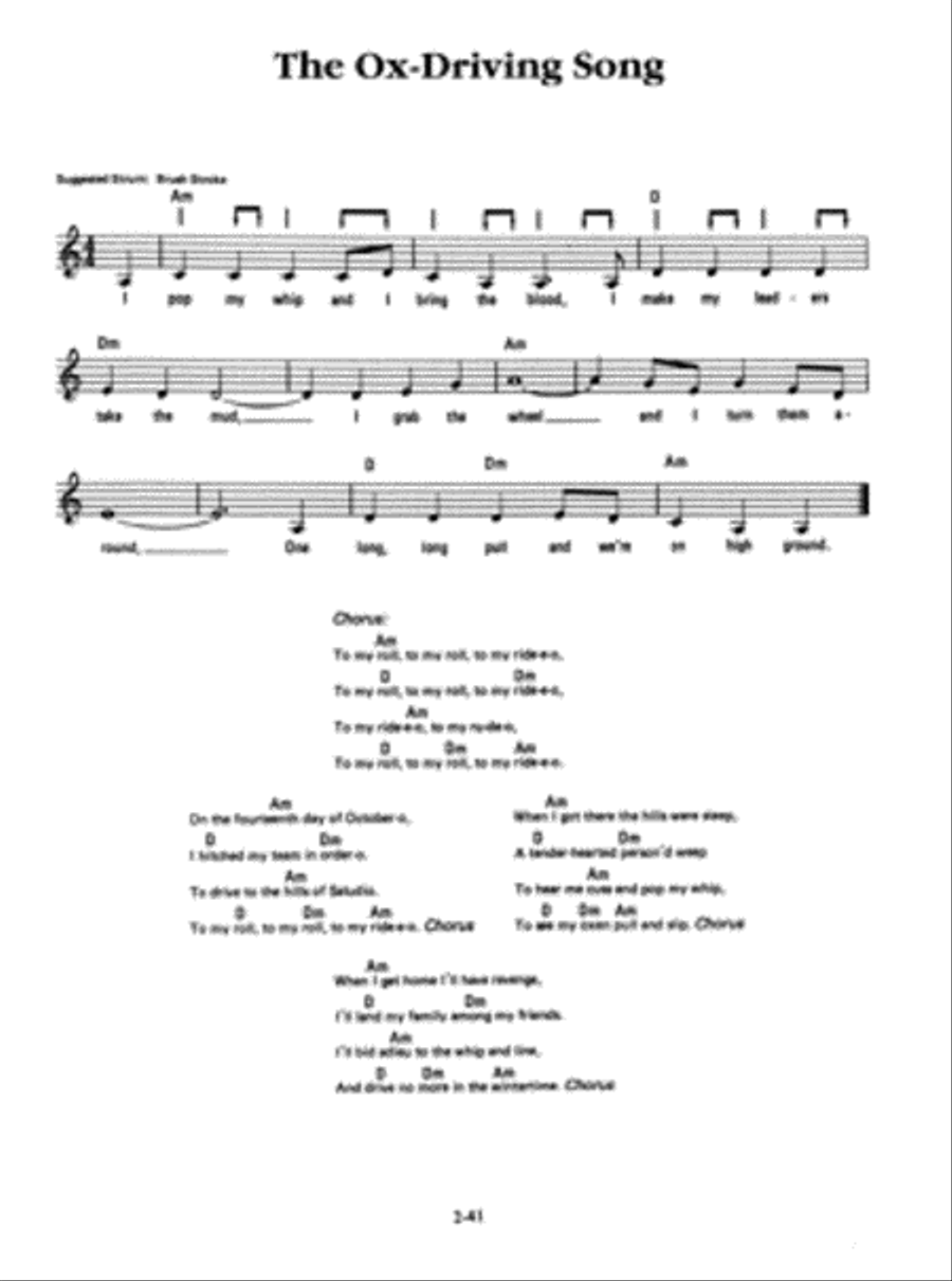 You Can Teach Yourself Folk Singing Guitar Acoustic Guitar scores gallery preview page 5