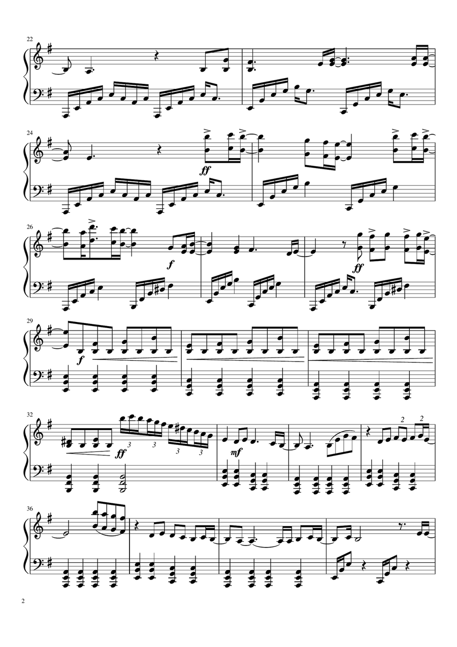 No Time To Die No Time To Die Piano Solo scores gallery preview page 2