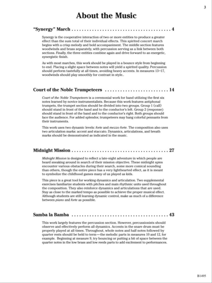 Curtain Up! (Complete Concert Starter Series Vol. 1): Score Concert Band scores gallery preview page 3