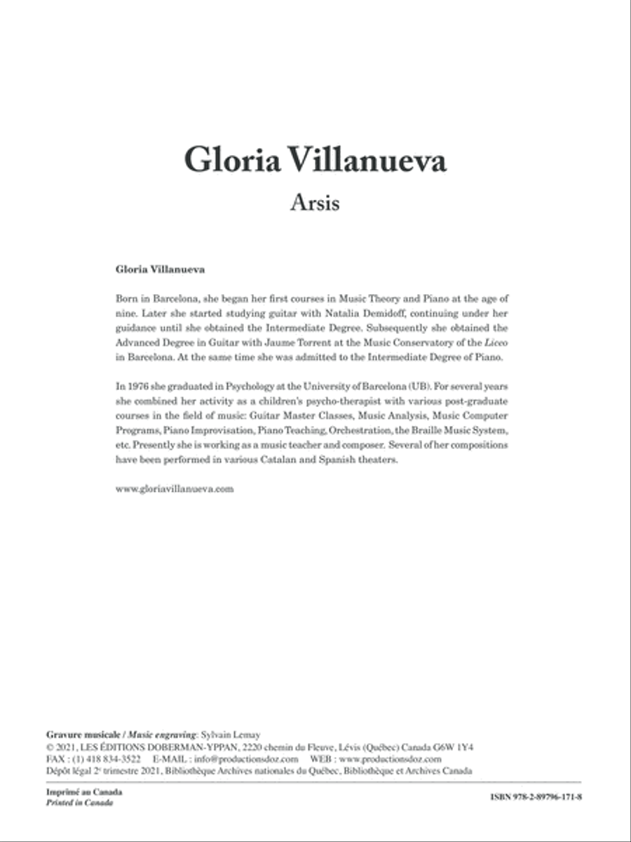 Arsis Arsis Classical Guitar scores gallery preview page 2