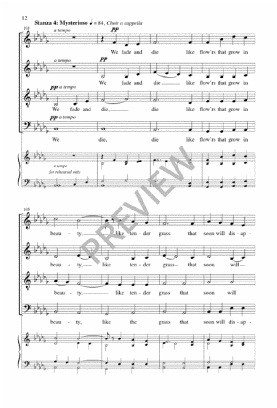 O Come, My Soul, Sing Praise to God O Come, My Soul, Sing Praise to God 4-Part scores gallery preview page 11