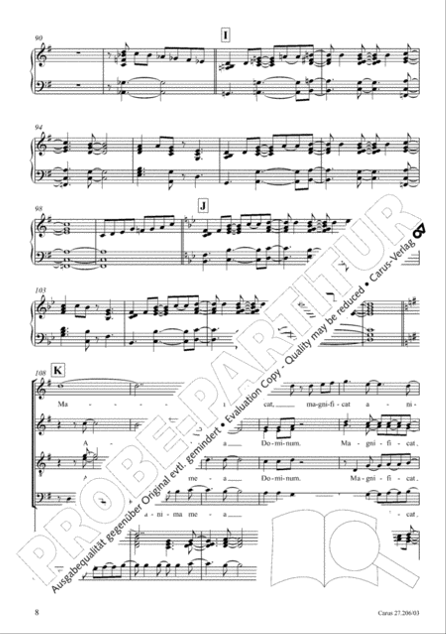 Magnificat 4-Part scores gallery preview page 9