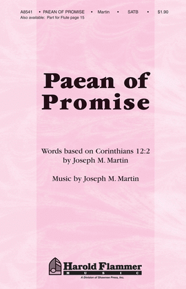 Book cover for Paean of Promise