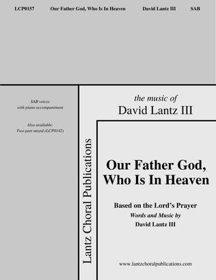 Book cover for Our Father God, Who Is In Heaven