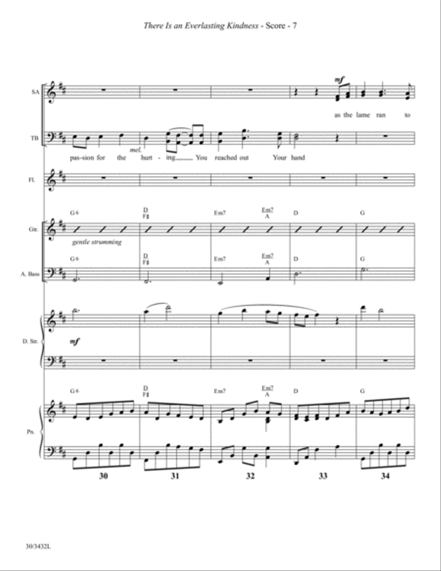 There Is an Everlasting Kindness - Instrumental Ensemble Score and Parts Choir scores gallery preview page 10
