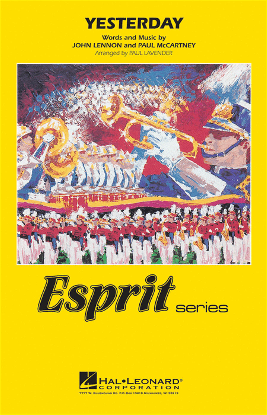 Yesterday Marching Band scores gallery preview page 1