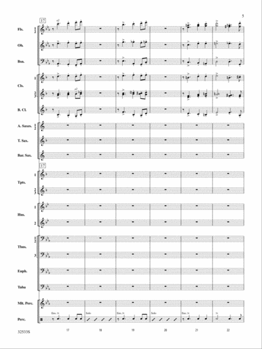 Cute: Score Concert Band scores gallery preview page 5