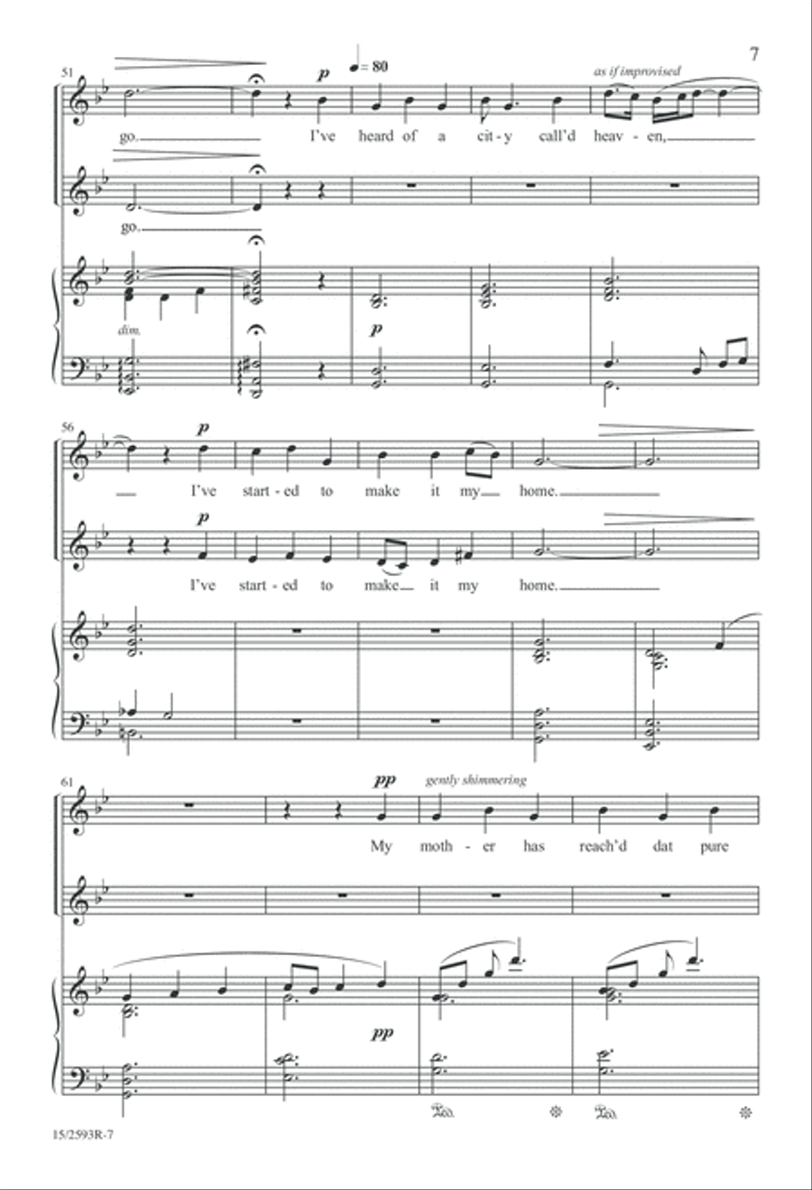A City Called Heaven SSAA scores gallery preview page 8