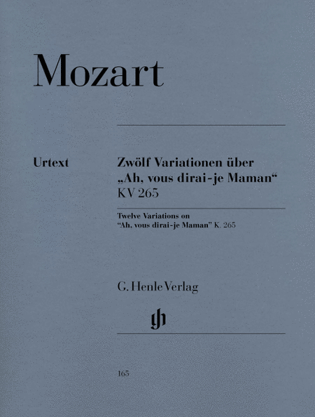 Wolfgang Amadeus Mozart: 12 Variations on 