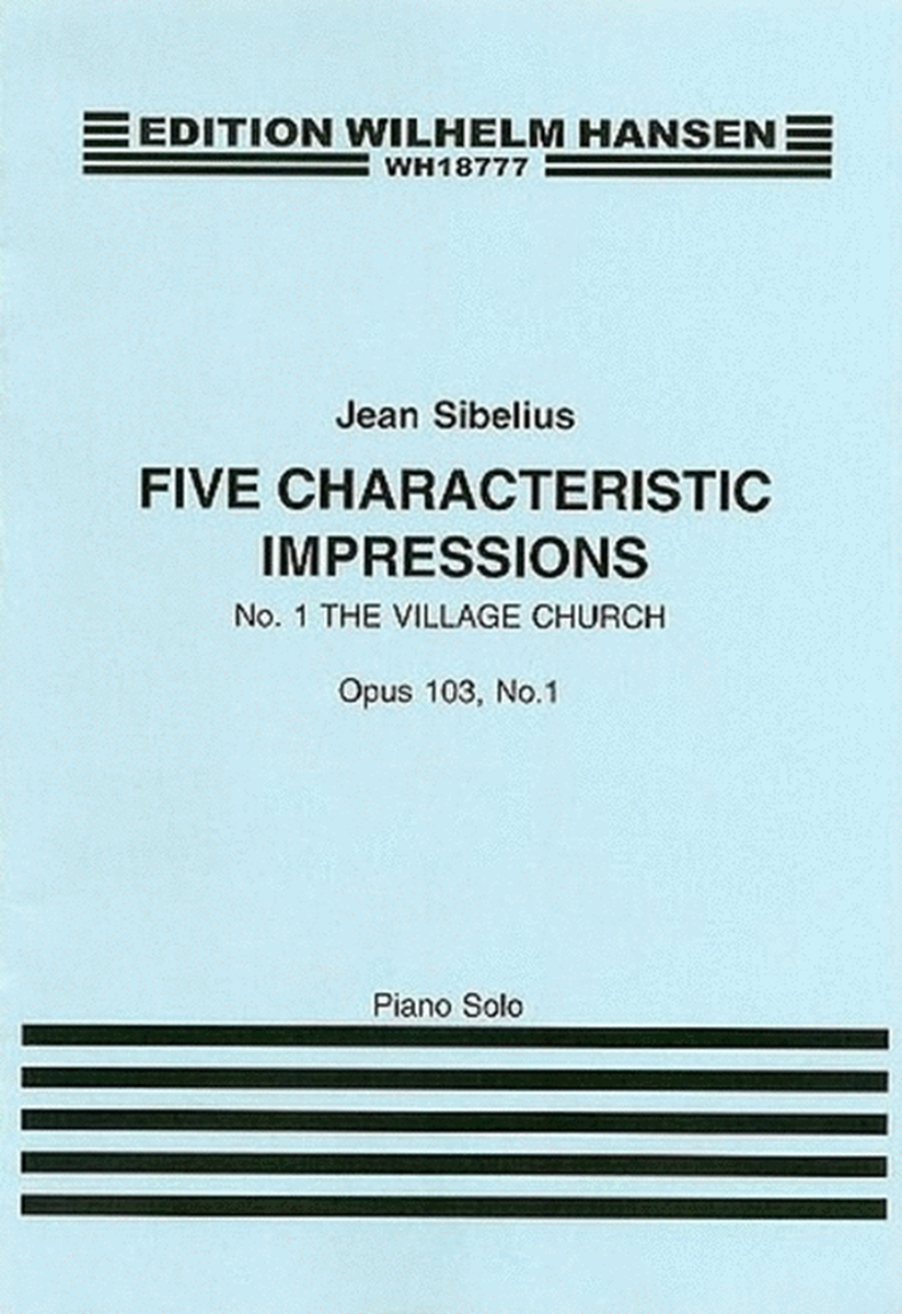 Op.103 No 1 The Village Church Piano