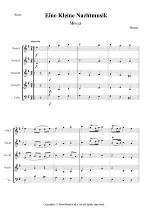 Serenade No.13 "Eine Kleine Nachtmusik" in G major, K.525 3.Minuet