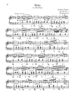 Waltz In A-Flat Major, Op. 69, No. 1