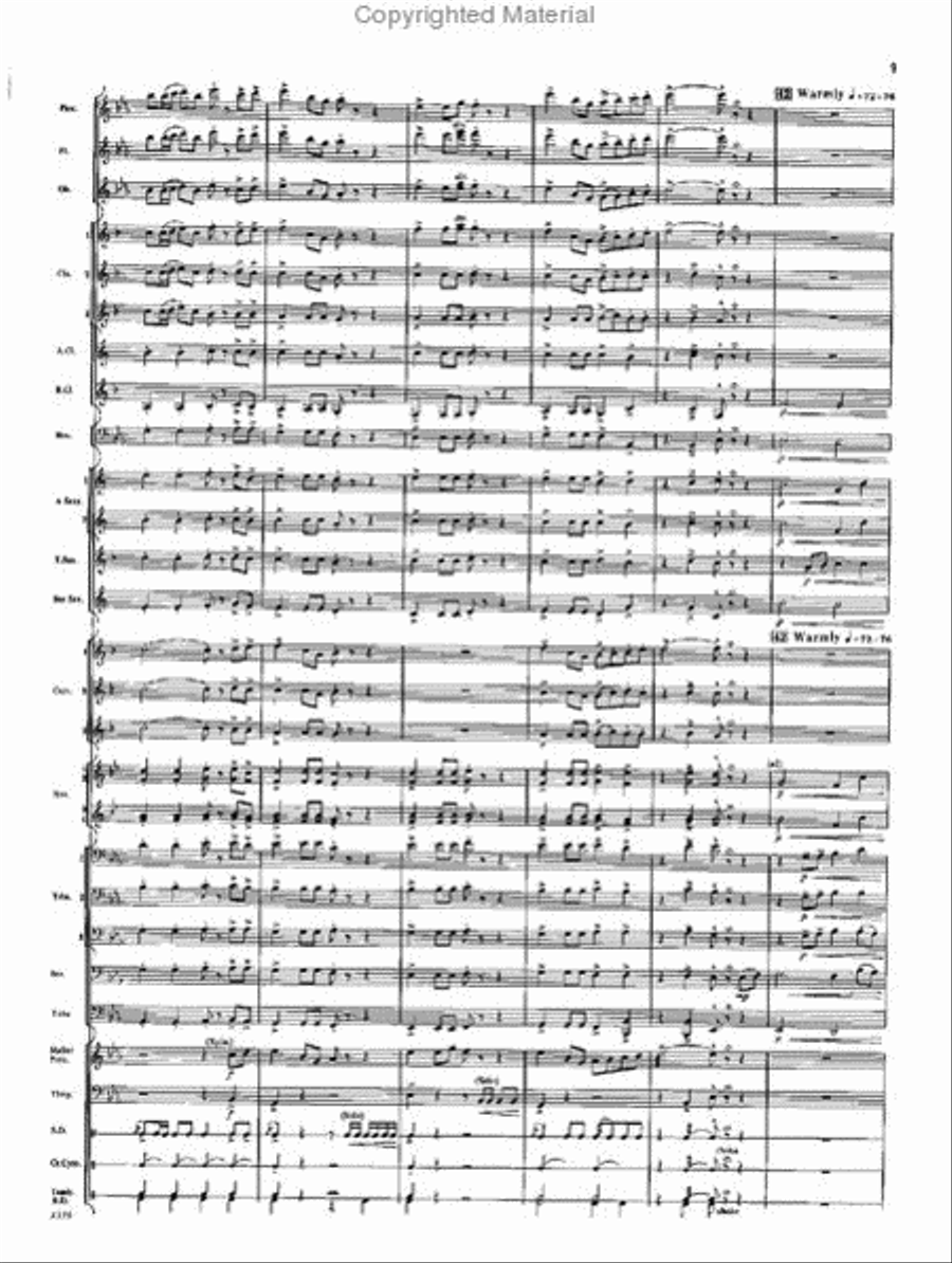 Covington Square Concert Band scores gallery preview page 8