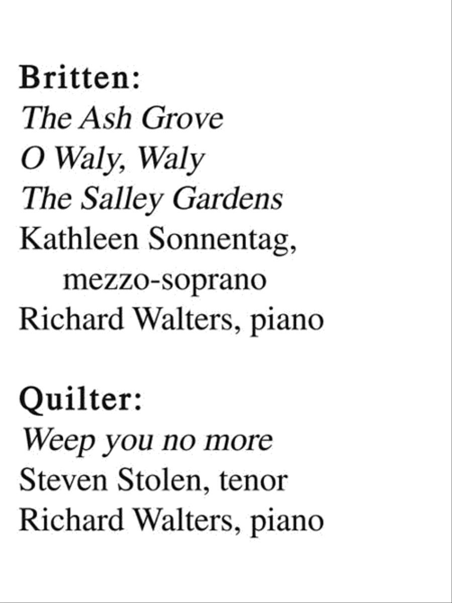 15 Recital Songs in English Low Voice scores gallery preview page 6