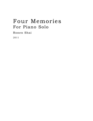 Four Memories for Piano Solo