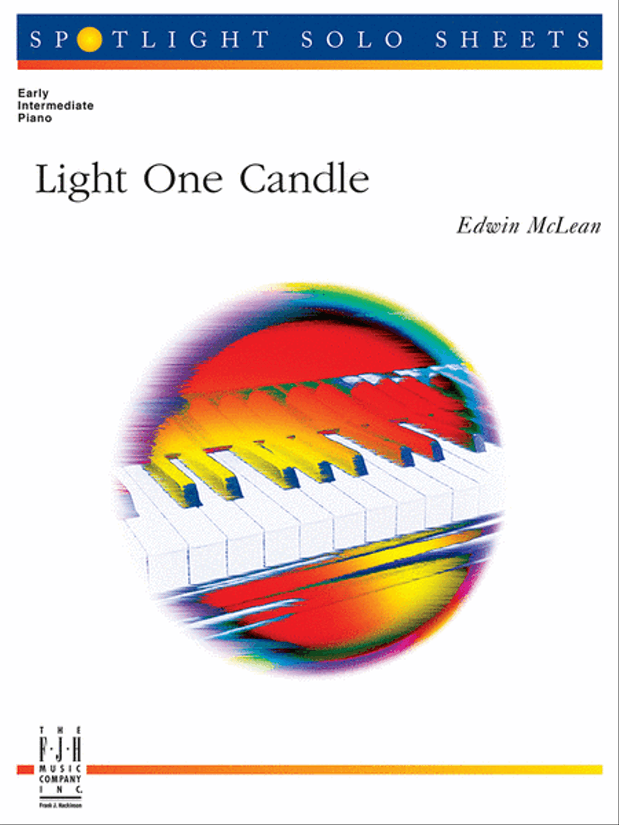 Light One Candle Light One Candle Piano Solo scores gallery preview page 1