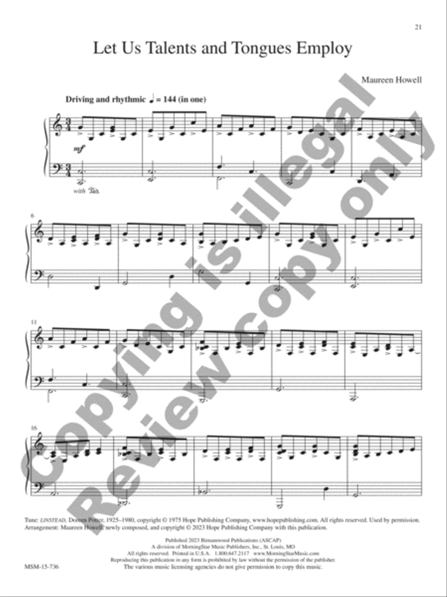 Gather Us In Gather Us In Piano Solo scores gallery preview page 9