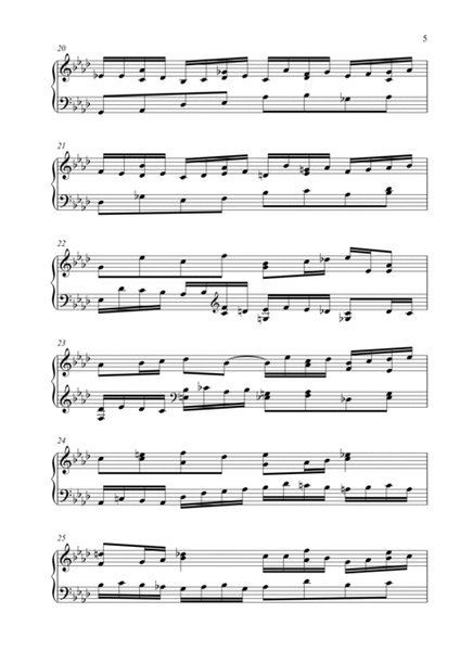 Johann Sebastian Bach - BWV-886 No. 17 Well Tempered Clavier