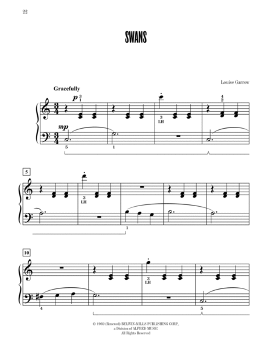Favorite Contest Winners -- Summy-Birchard & Belwin, Book 1 Easy Piano scores gallery preview page 6