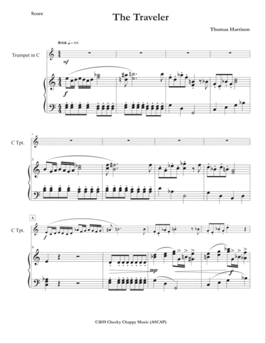 The Traveler Trumpet Solo scores gallery preview page 2