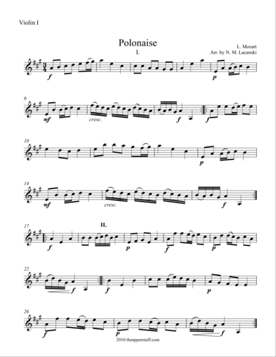 Polonaise String Orchestra scores gallery preview page 5
