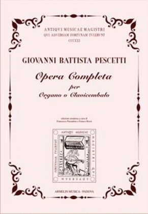 Book cover for Opera completa per organo o clavicembalo
