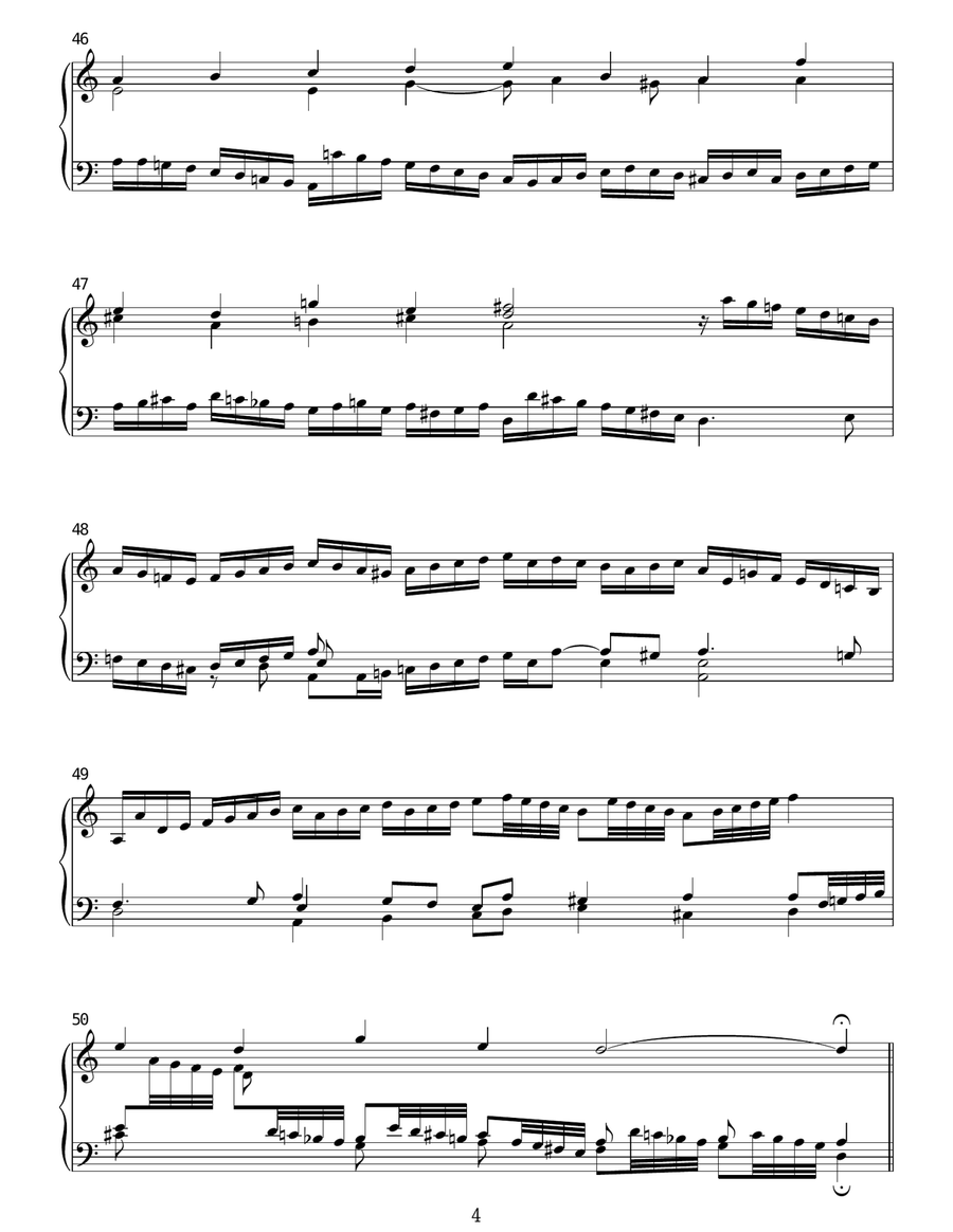 6 Variations On Ma Jeunesse A Une Fin! Piano Solo scores gallery preview page 4