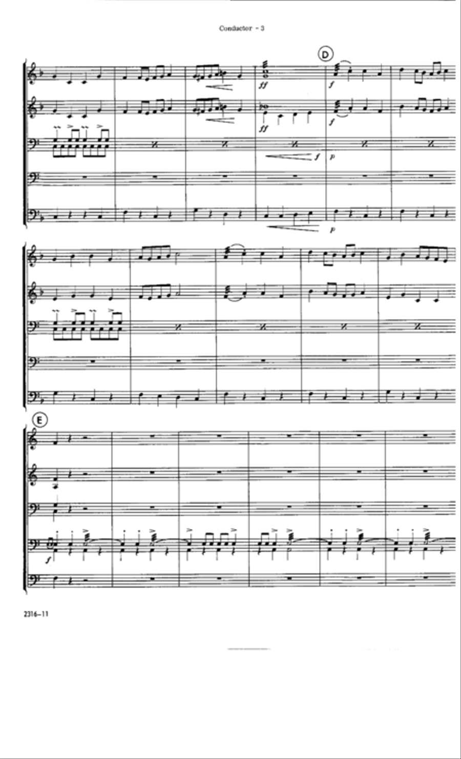 Marcha-Cumbia Percussion Ensemble scores gallery preview page 4