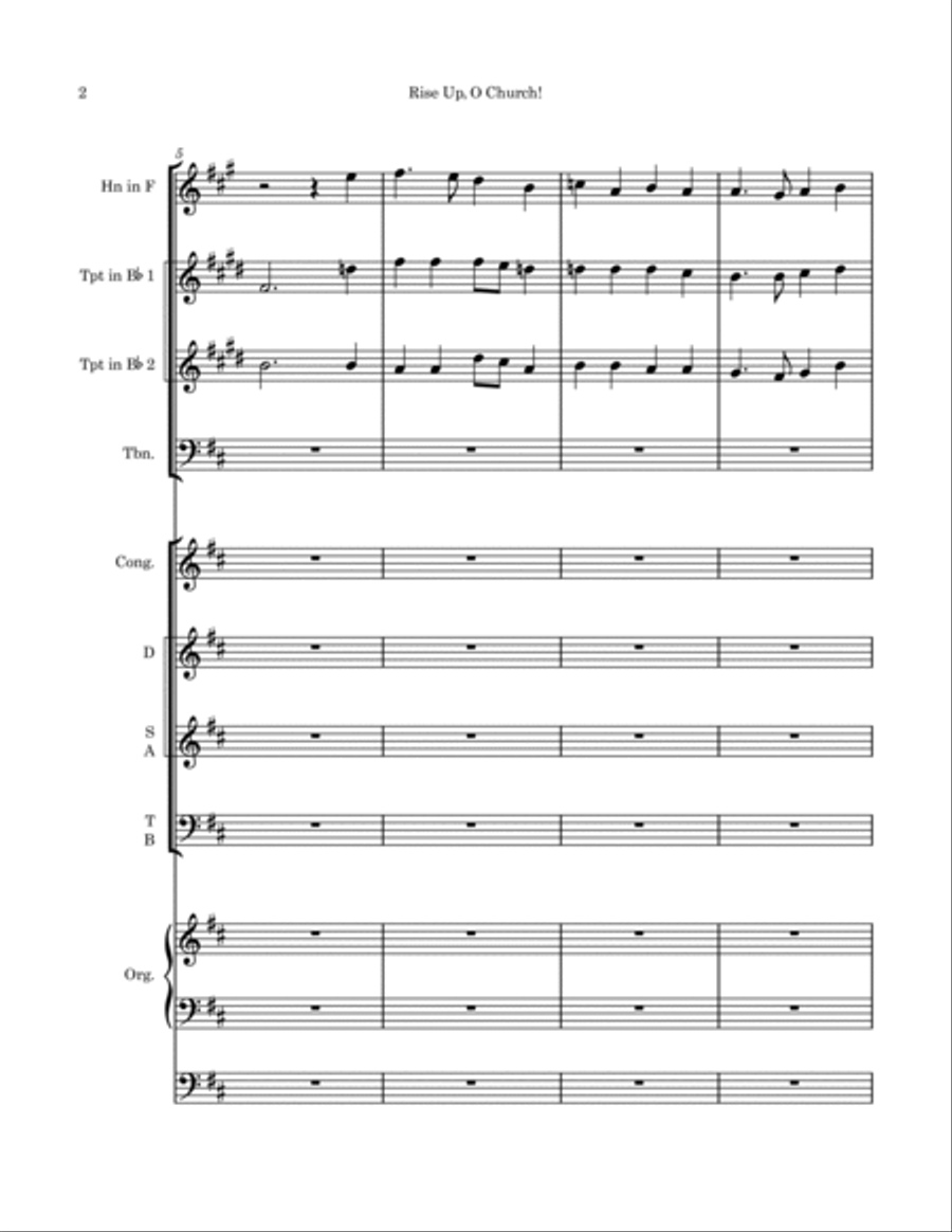 Rise Up, O Church! Sacred scores gallery preview page 3