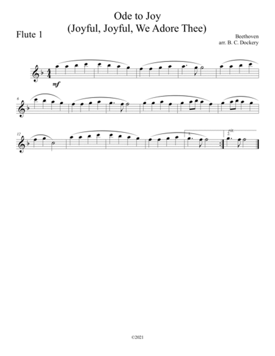 20 Easter Hymn Duets for 2 Flutes and Piano: Vols. 1 & 2 image number null