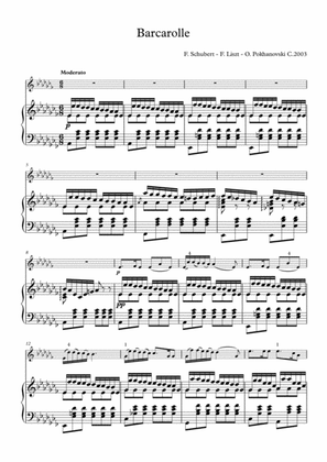 Schubert-Liszt-Pokhanovski Barcarolle for violin and piano