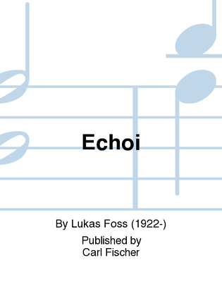 Book cover for Echoi