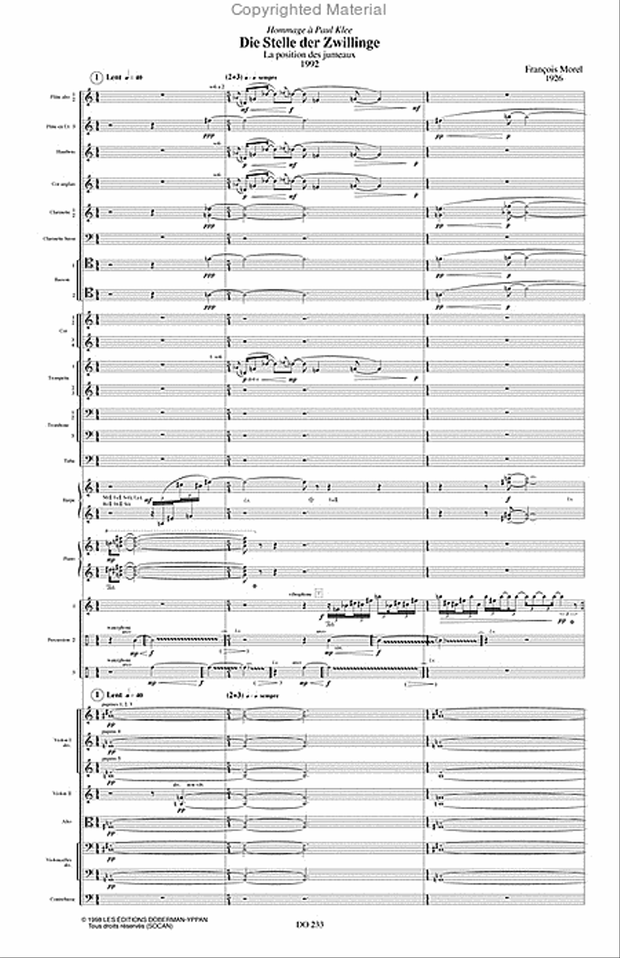 Die Stelle der Zwillinge Orchestra scores gallery preview page 2