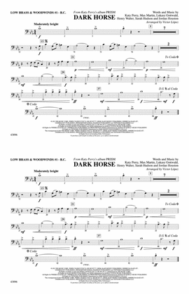 Dark Horse: Low Brass & Woodwinds #1 - Bass Clef