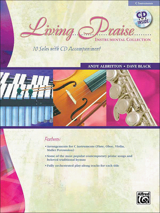 Book cover for Living Praise Instrumental Collection