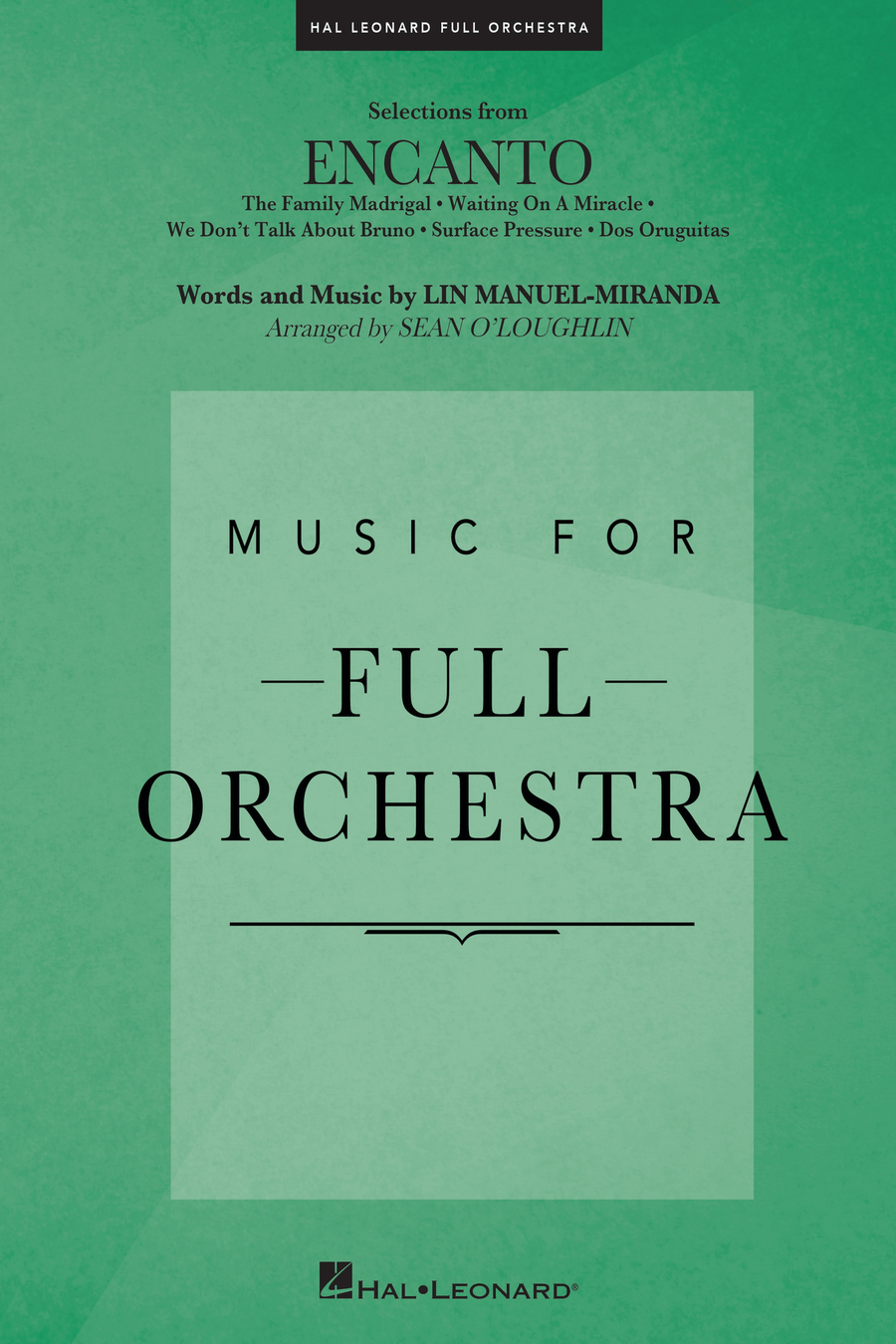 Selections from Encanto Selections from Encanto Full Orchestra scores gallery preview page 1