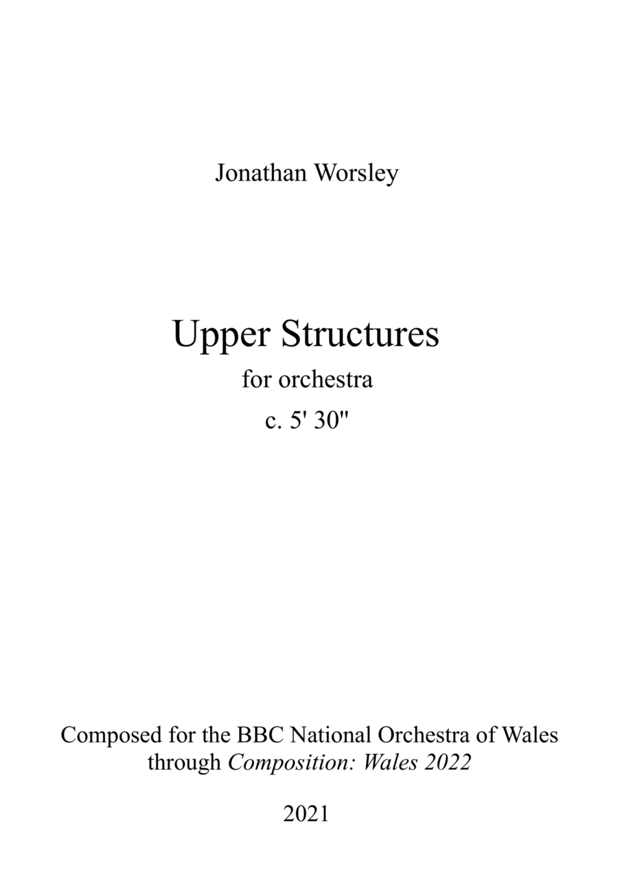 Upper Structures Full Orchestra scores gallery preview page 1