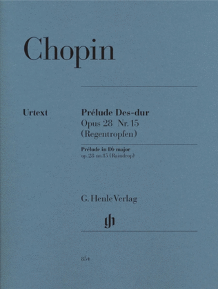 Chopin - Prelude Op 28 No 15 D Flat Raindrop Urtext