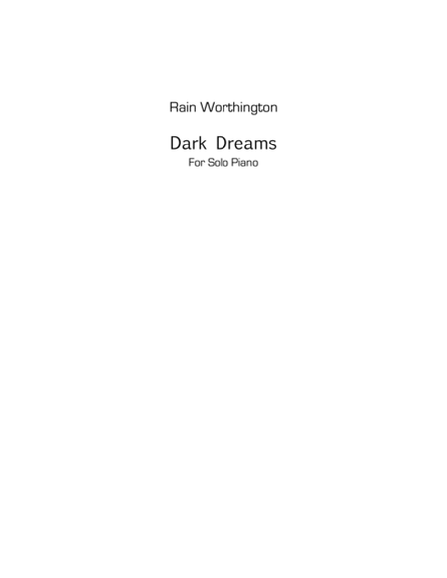 Dark Dreams – for piano image number null