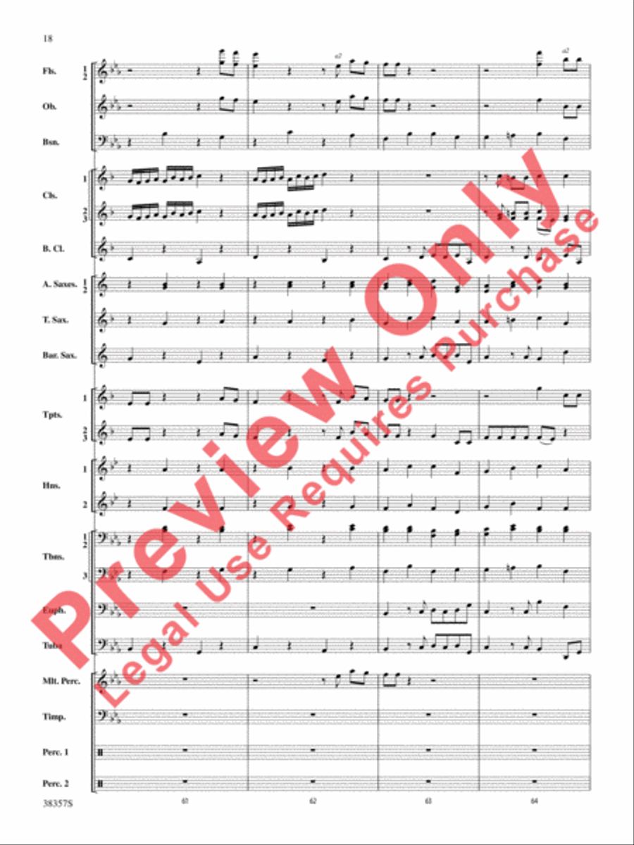 A Classic Christmas A Classic Christmas Concert Band scores gallery preview page 19