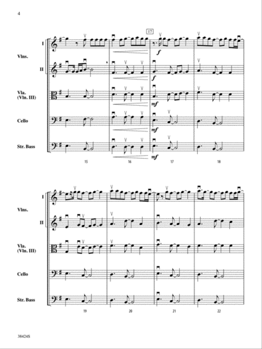 My Immortal: Score String Orchestra scores gallery preview page 4