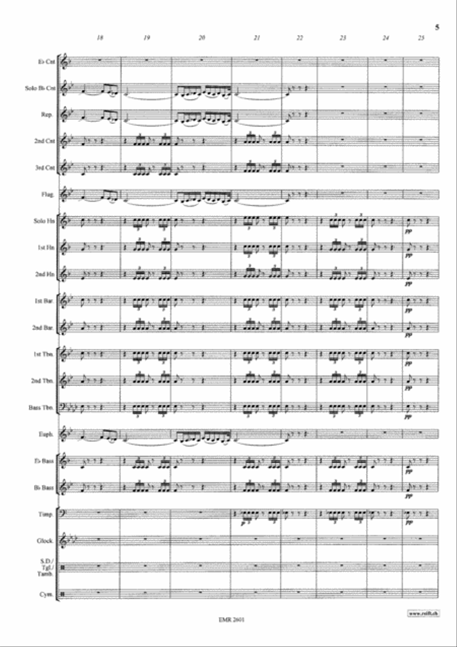 Capriccio Italien Capriccio Italien Brass Band scores gallery preview page 6