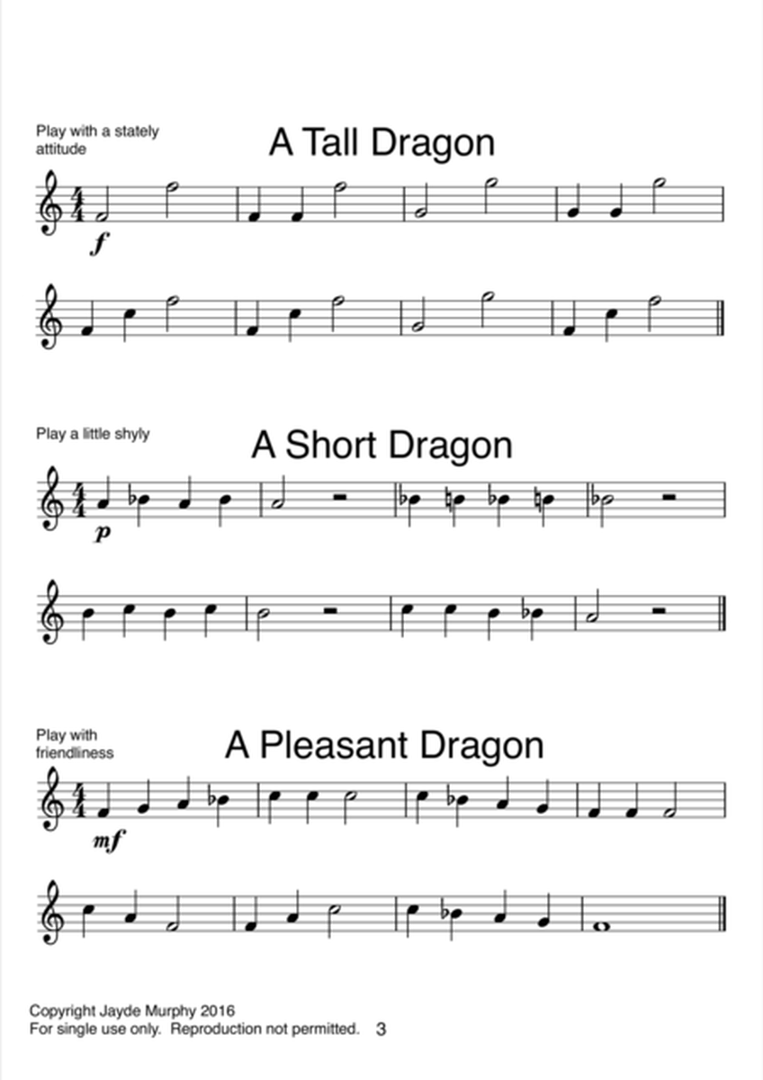 Dragon Tales for Flute
