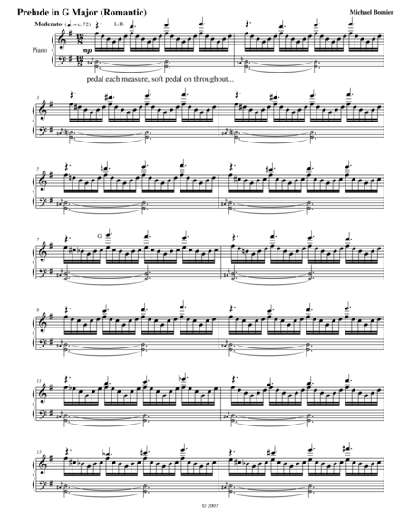 Prelude No. 15 in G Major from 24 Preludes image number null